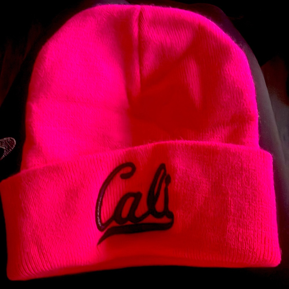 Pink beanie